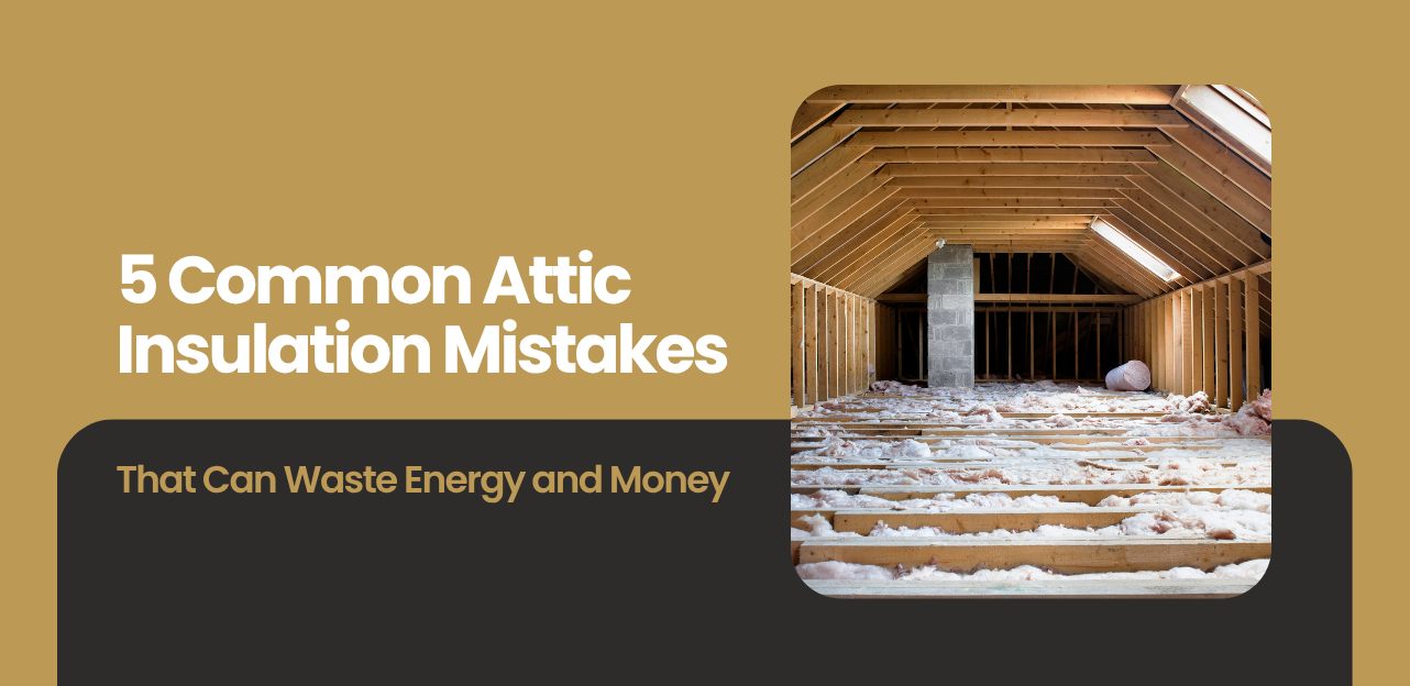 Attic insulation in an Ottawa home